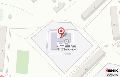 Детский сад Теремок №2 на улице Жуковского на карте