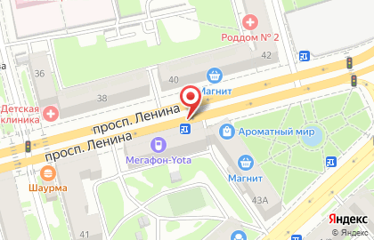 Гиза на проспекте Ленина на карте