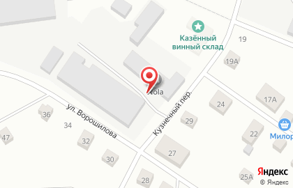 EХ на улице Ворошилова на карте