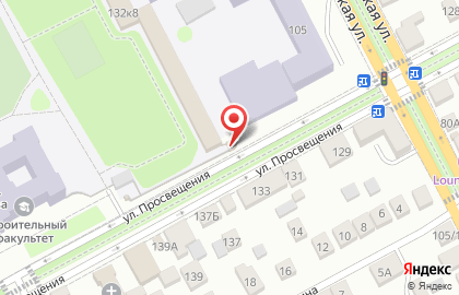 Бистро на улице Просвещения на карте