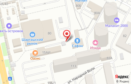 Производственная компания МегалитУрал в Октябрьском районе на карте