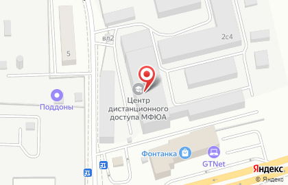 МФЮА, Московский Финансово-Юридический Университет на карте