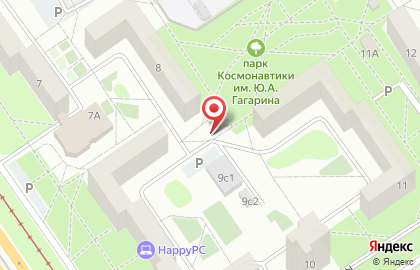 Продовольственный магазин Теремок в микрорайоне Королёва на карте