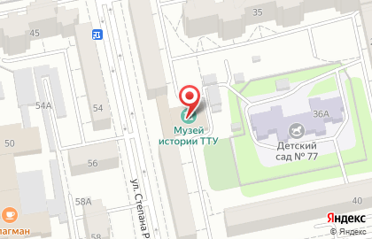 Банкомат Екатеринбургский муниципальный банк на улице Степана Разина на карте