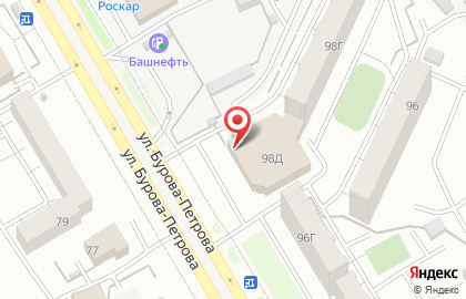 Банкомат СберБанк на улице Бурова-Петрова, 98д на карте