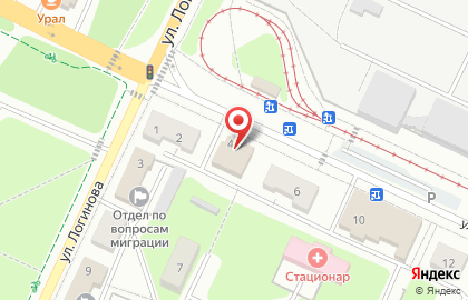 Продуктовый магазин в Астрахани на карте