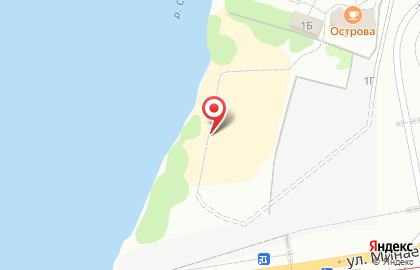 Городской пляж в Ульяновске на карте
