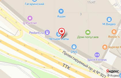 Магазин профессиональной косметики Клуб Красоты на Ленинском проспекте на карте