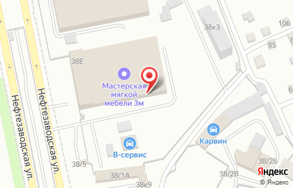Торгово-сервисная фирма ПВХ-Комфорт на Нефтезаводской улице на карте