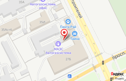Автосервис Auto-clinic на проспекте Машиностроителей на карте