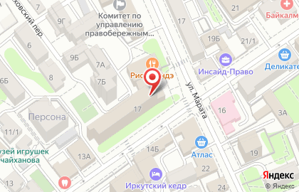 Управление Федеральной антимонопольной службы по Иркутской области на карте
