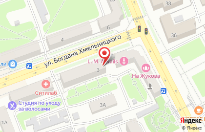 Департамент права на карте