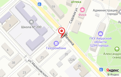 Банкомат Газпромбанк на Садовой улице на карте