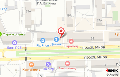Производственно-торговое предприятие Медтехника в Советском округе на карте