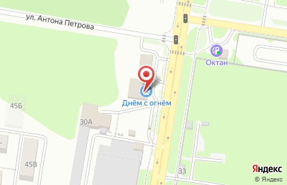 Гастромаркет готовой еды Днём с огнём на карте