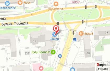 Магазин электротехнической продукции АВС электро на бульваре Победы на карте
