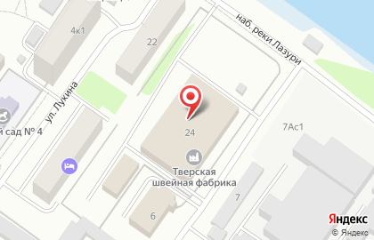 Строящееся административное здание по ул. Лукина 2-я, 4 на карте
