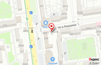 Киоск по продаже фруктов и овощей в Южно-Сахалинске на карте