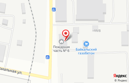 Пожарная часть №6 г. Шелехова, 3 отряд ФПС по Иркутской области на карте