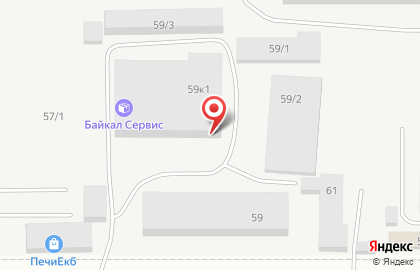 Транспортная компания Байкал-сервис на улице Альпинистов на карте