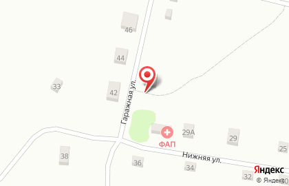 Продуктовый магазин Алёнушка на Гаражной улице на карте