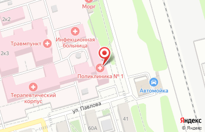 Центр медицинских комиссий Ээг-лаб на улице Павлова в Долгопрудном на карте