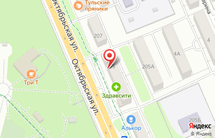 Служба заказа товаров аптечного ассортимента Аптека.ру на Октябрьской улице, 205 на карте