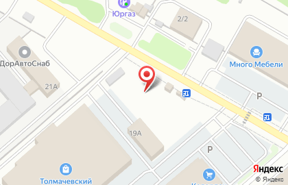Ленинский район Киоск по продаже фруктов и овощей на улице Толмачевская на карте