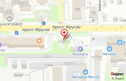 Цветочный салон Жасмина на проспекте Фрунзе на карте