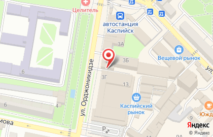 Министерство труда и социального развития Республики Дагестан Управление социальной защиты населения в муниципальном образовании г. Каспийск на карте