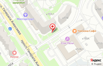 Магазин цветов в Москве на карте