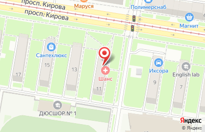 Технология Комфорта в Автозаводском районе на карте