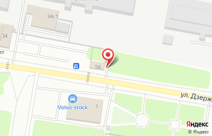 Московское областное отделение Всероссийское добровольное пожарное общество на улице Дзержинского на карте