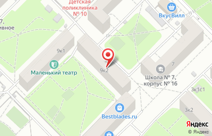 Центр по подготовке к ЕГЭ Школково на Проспекте Вернадского на карте