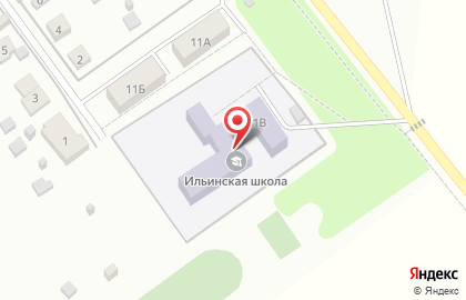 Ильинская средняя общеобразовательная школа на карте