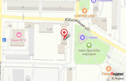 Гостиница в Казани на карте