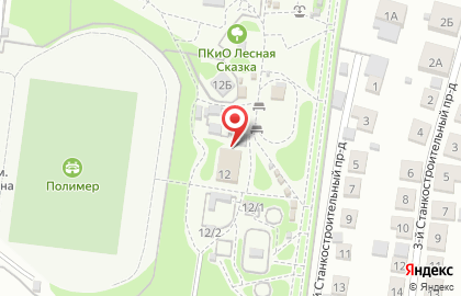 Каток в Барнауле на карте
