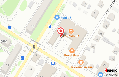 Калининский район Киоск по продаже фруктов и овощей на Магистралиной улице на карте