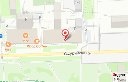 Магазин хозтоваров Техносити на Уссурийской улице на карте