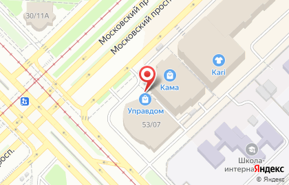 Магазин Комплект-Н на Московском проспекте на карте