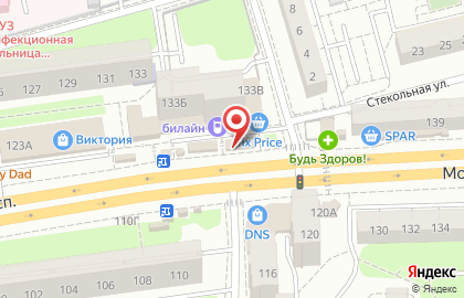 Салон оптики Люкс Оптик на Московском проспекте на карте