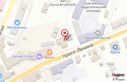 Россельхозбанк в Кургане на карте