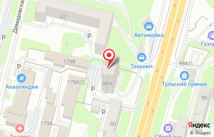 Заречье-1, ТСЖ на Октябрьской улице на карте