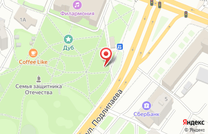 Магазин Бегемот в Центральном районе на карте