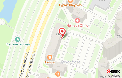 Ветеринарная клиника Лахта на карте