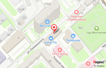 Типография Babushka из Ленинграда на карте