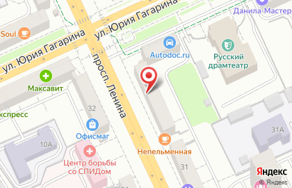 Суши-бар Sushi bar на проспекте Ленина на карте