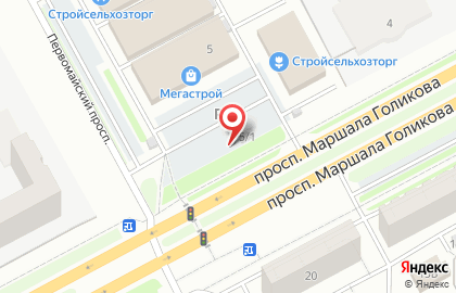 Садовый центр Клевер-Сад в Кургане на карте