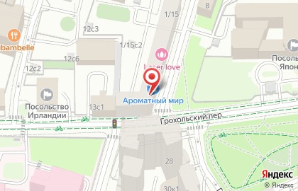 Барбершоп Черная кость в Астраханском переулке на карте