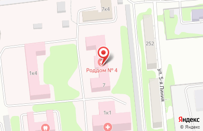 Родильный дом №4 на 3-ей Транспортной улице на карте